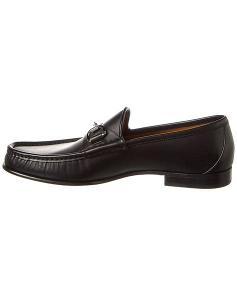 bluefly gucci loafers|Gucci Leather Loafer – Bluefly.